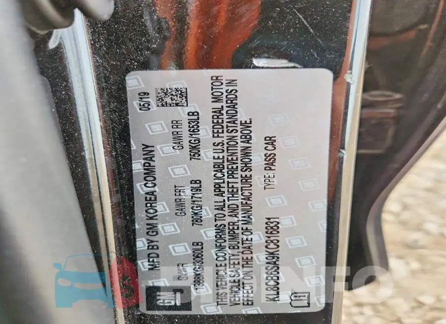 KL8CB6SA9KC816831 Photo# 12
