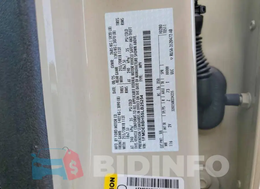 1FMDE8BH5SLB25254 Photo# 13