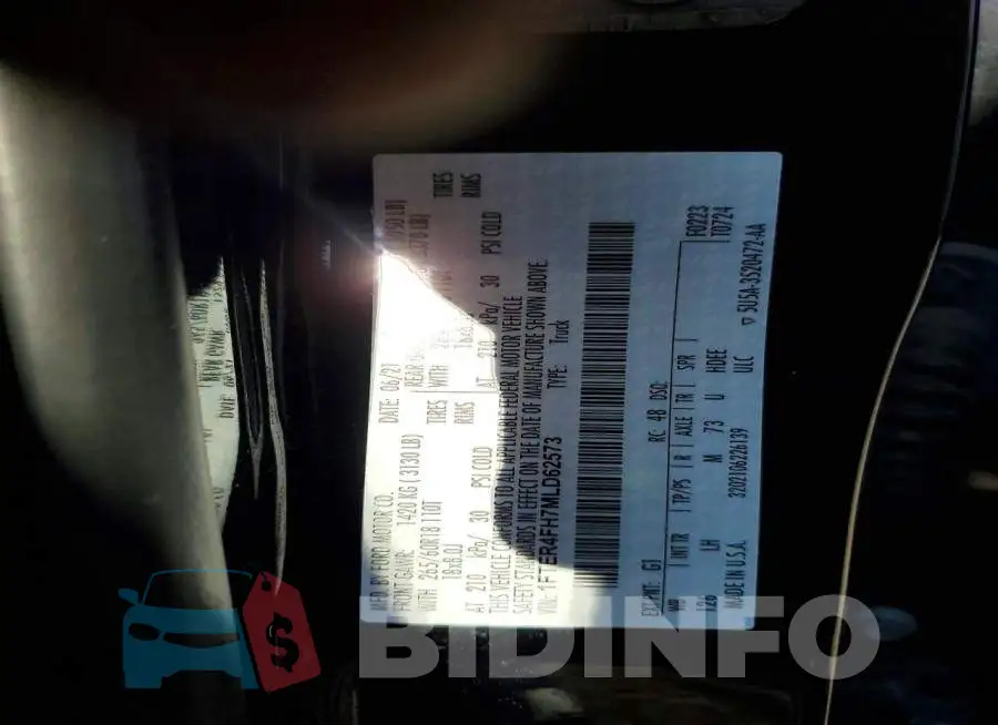 1FTER4FH7MLD62573 Photo# 13