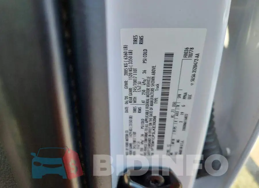 1FTEW1CP3LKE39298 Photo# 13