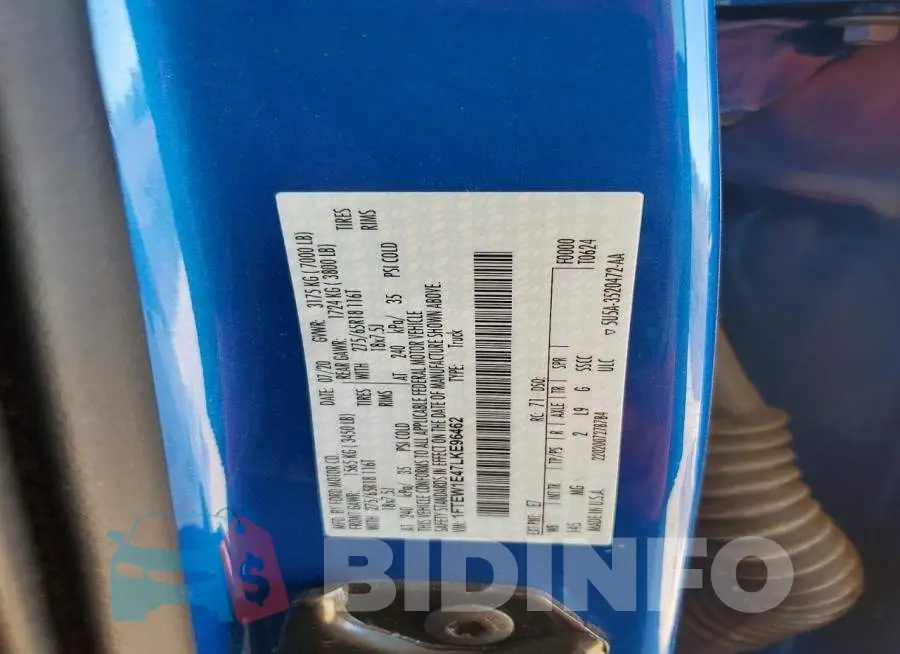 1FTEW1E47LKE96462 Photo# 12