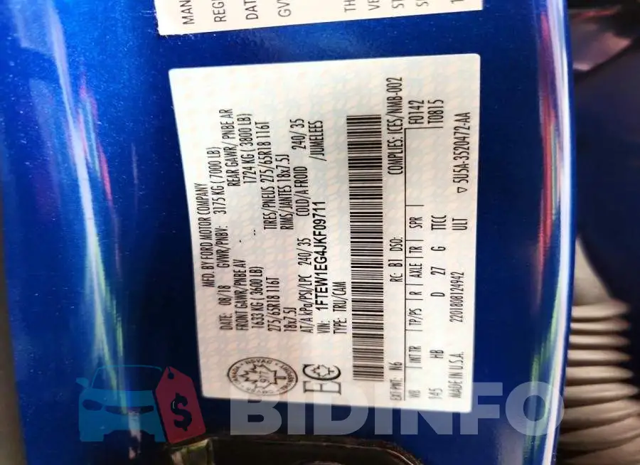 1FTEW1EG4JKF09711 Photo# 12