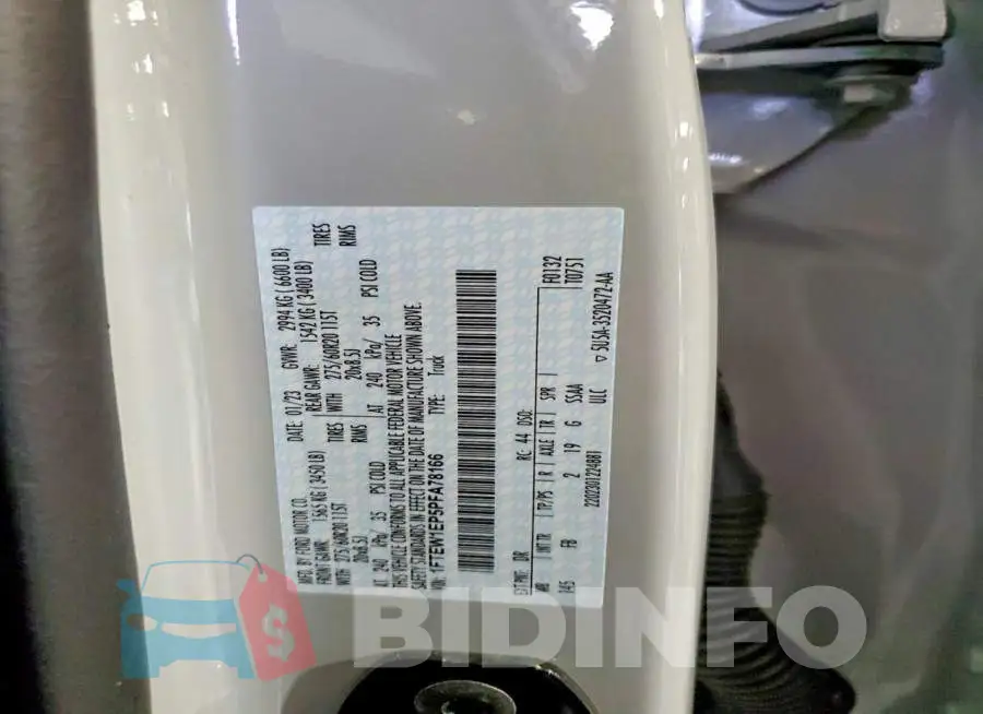 1FTEW1EP5PFA78166 Photo# 12