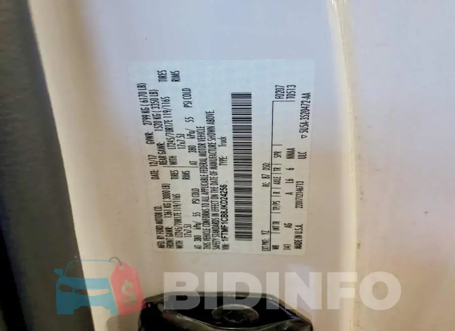 1FTMF1CB8JKD24256 Photo# 12