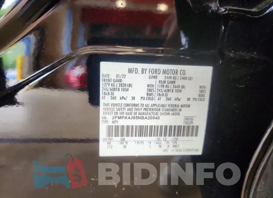2FMPK4J95NBA20940 Photo# 13