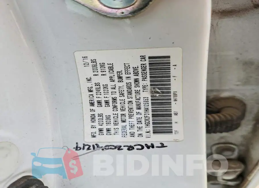 1HGCR2F31HA125953 Photo# 13