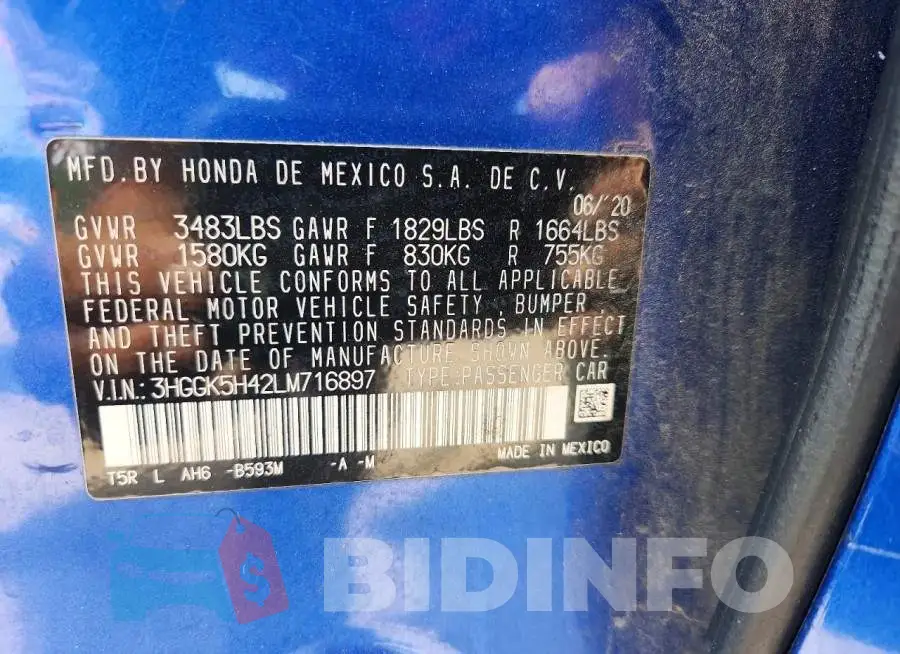 3HGGK5H42LM716897 Photo# 13