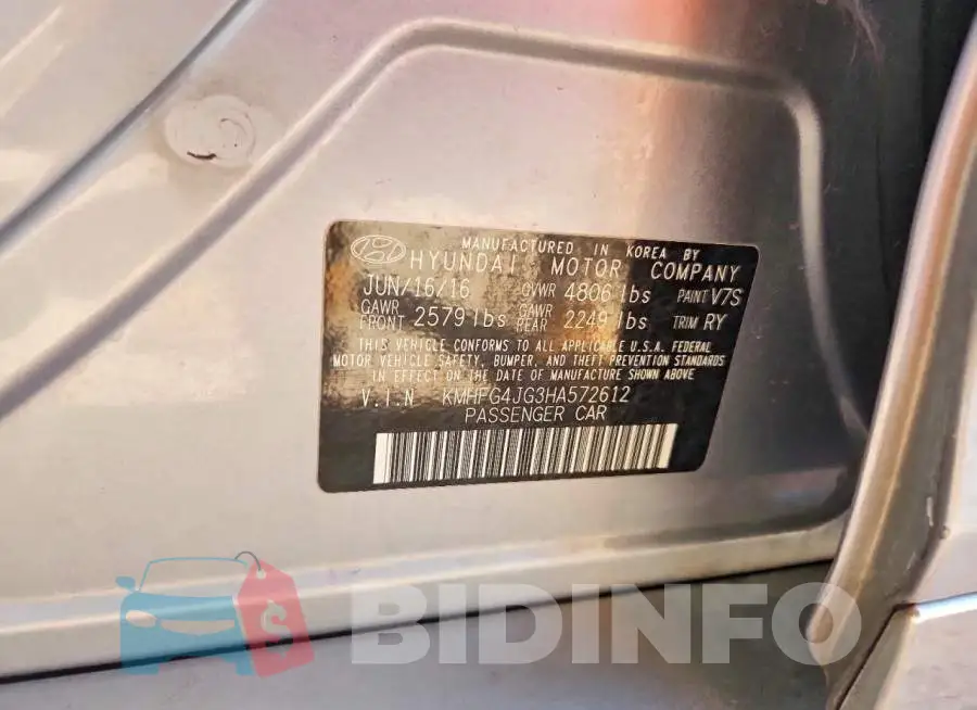 KMHFG4JG3HA572612 Photo# 13