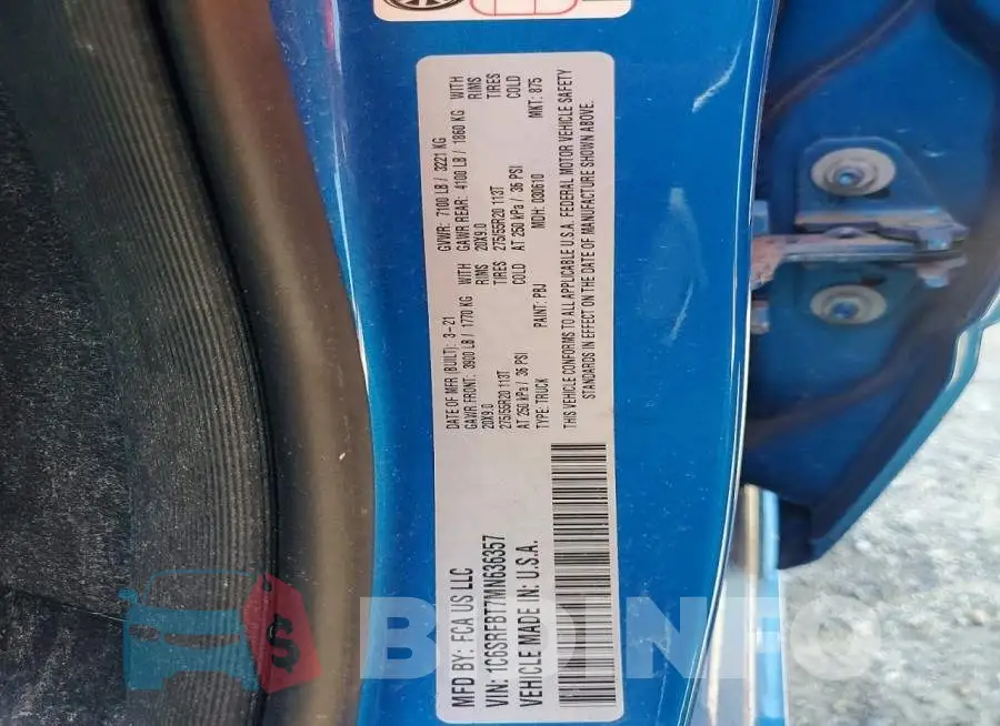 1C6SRFBT7MN636357 Photo# 12