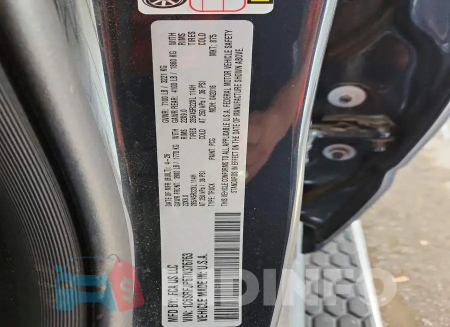 1C6SRFJP6TN376763 Photo# 13