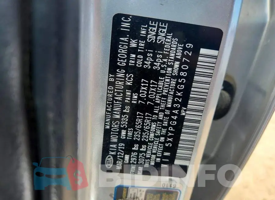 5XYPG4A32KG580729 Photo# 13