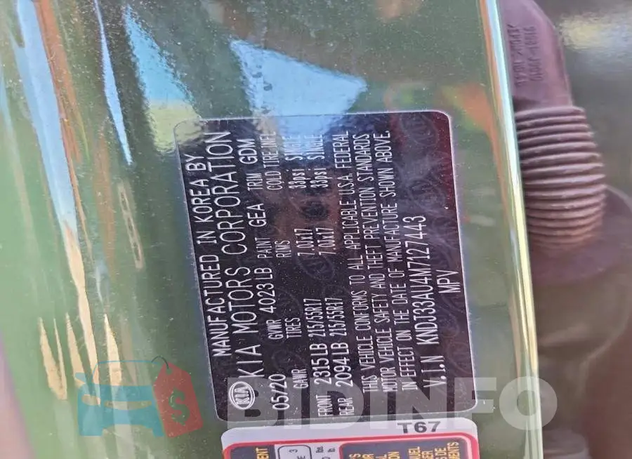 KNDJ33AU4M7127443 Photo# 14