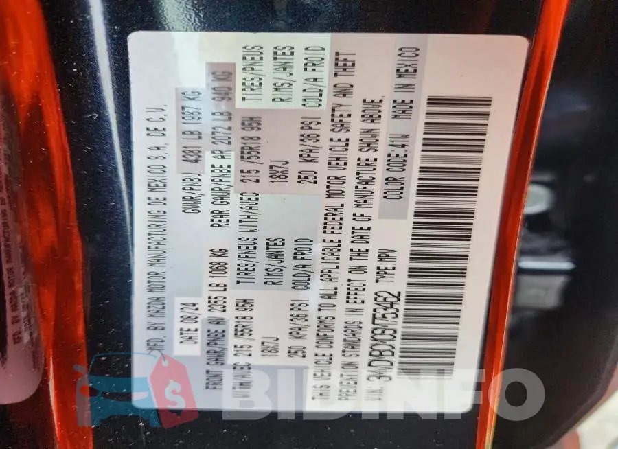 3MVDMBCM0SM753462 Photo# 14