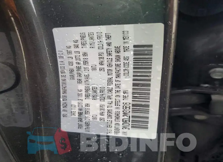 3MVDMBDL2MM315616 Photo# 13
