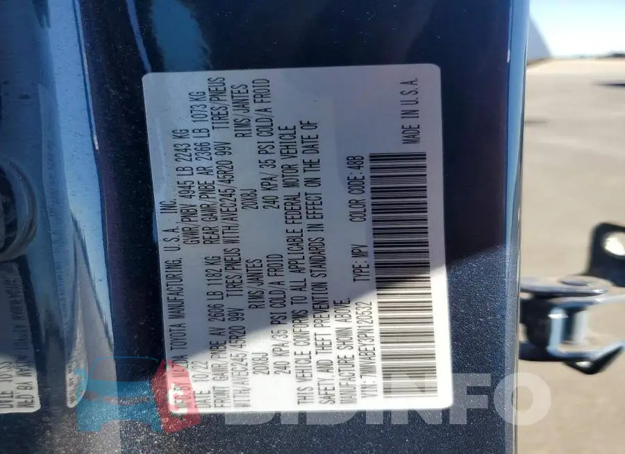 7MMVABEY3PN120532 Photo# 13