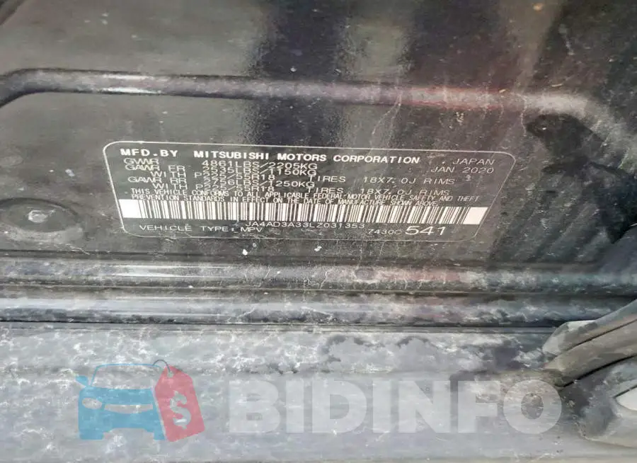 JA4AD3A33LZ031353 Photo# 12