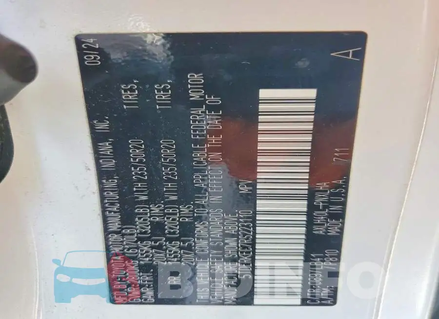 5TDERKEC7RS223110 Photo# 14