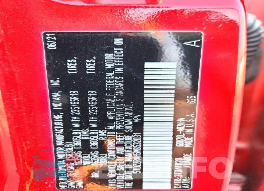 5TDZZRAH5MS532031 Photo# 12