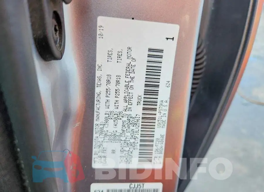 5TFEY5F18LX259617 Photo# 12