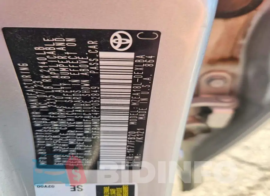 5YFB4MDE4PP062849 Photo# 12