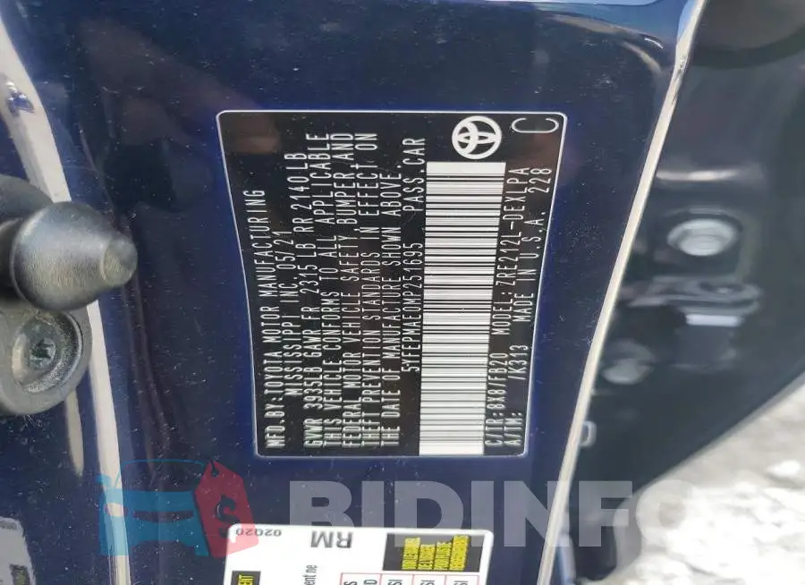 5YFEPMAE0MP251695 Photo# 12