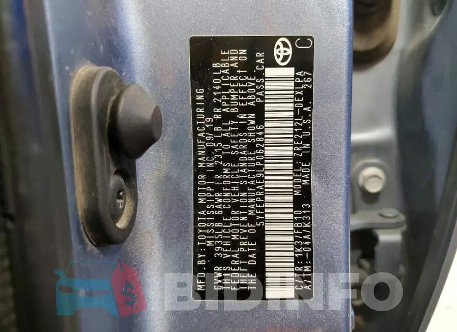 5YFEPRAE9LP062846 Photo# 13