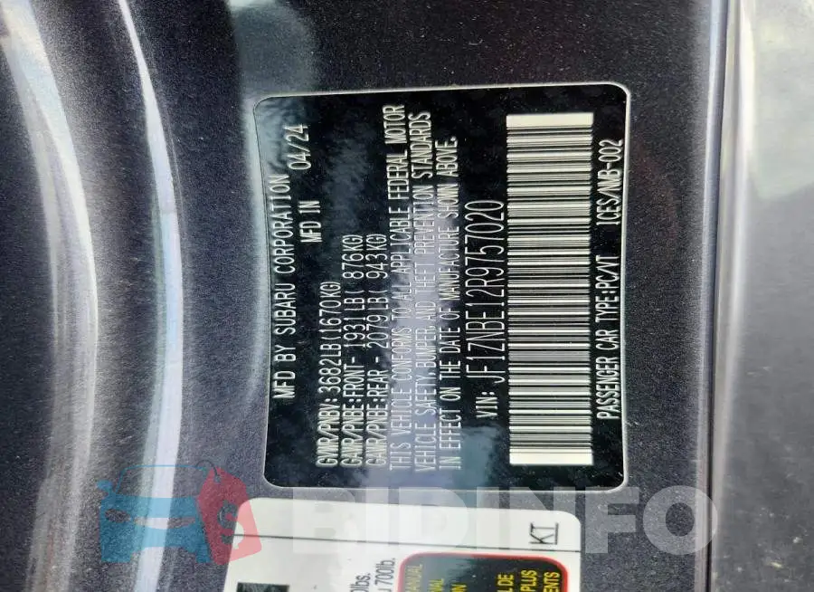JF1ZNBE12R9757020 Photo# 13