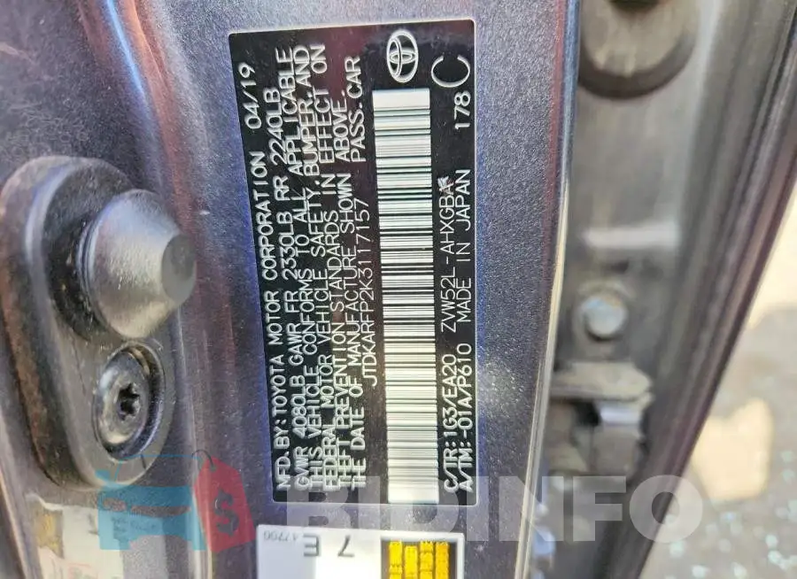JTDKARFP2K3117157 Photo# 12