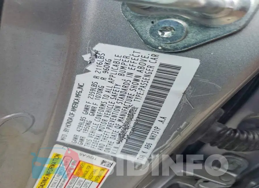19UUB5F51MA012445 Photo# 13