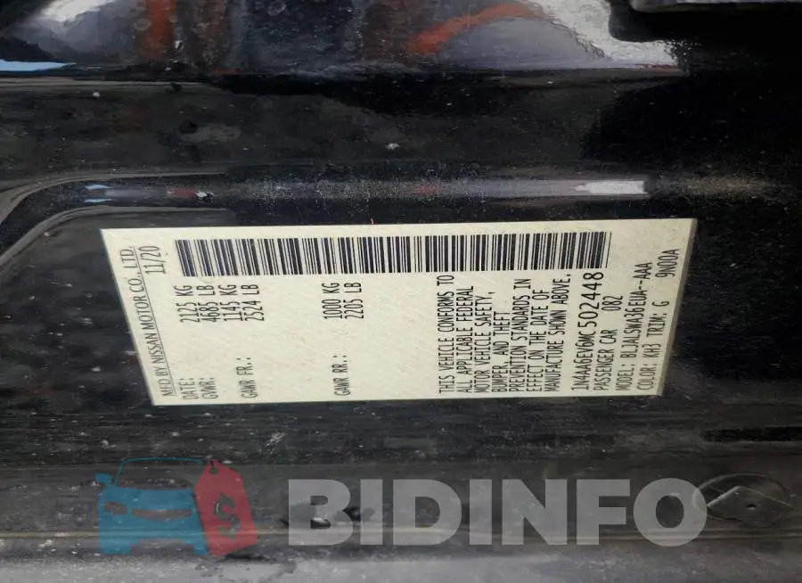 1N4AA6EV6MC502448 Photo# 12