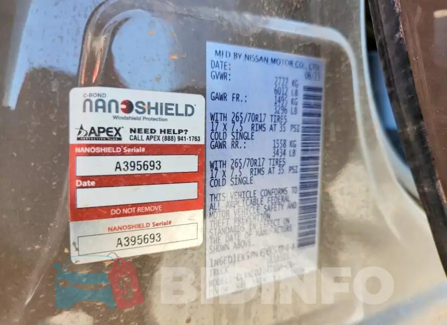 1N6ED1EK5PN665044 Photo# 12