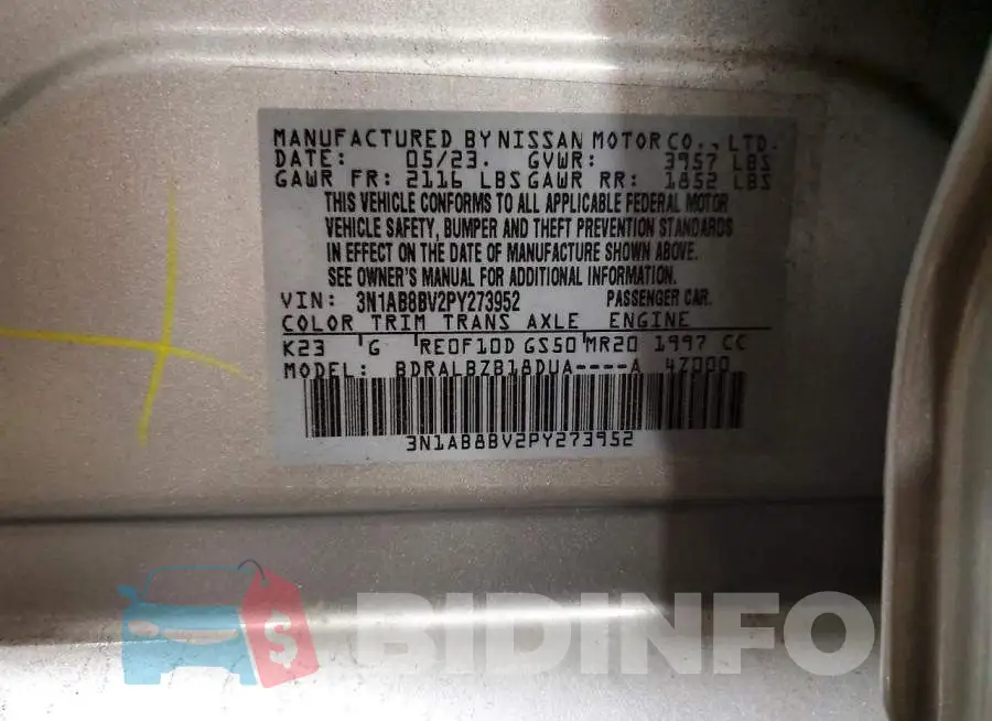 3N1AB8BV2PY273952 Photo# 12
