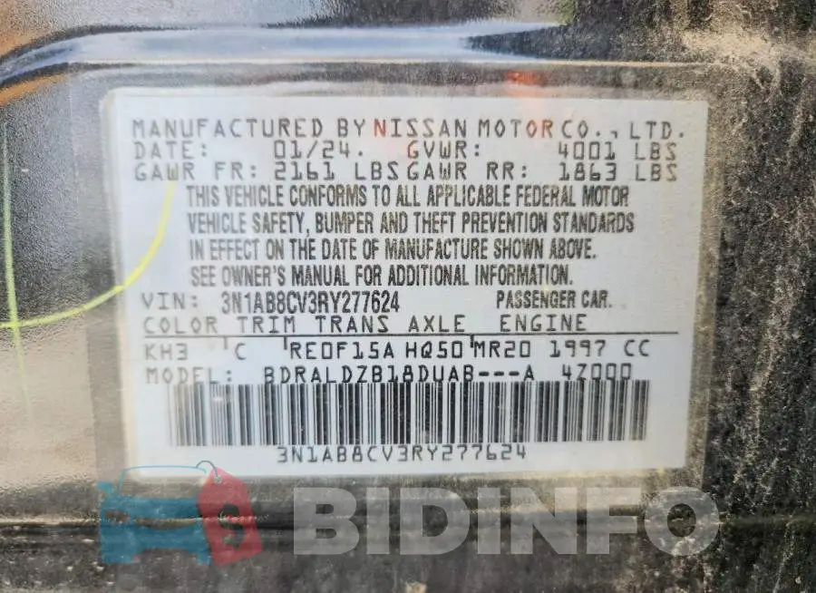 3N1AB8CV3RY277624 Photo# 13