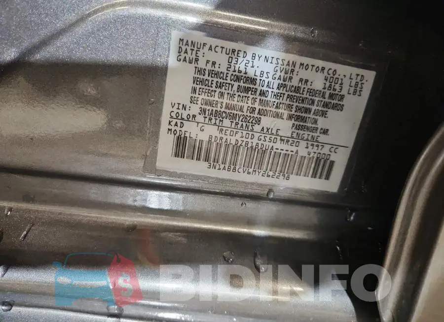 3N1AB8CV6MY262298 Photo# 12