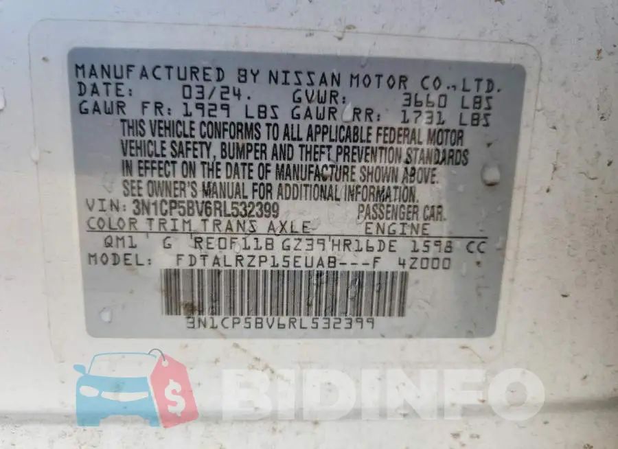 3N1CP5BV6RL532399 Photo# 12