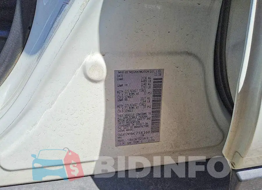 5N1AT2MT6HC756160 Photo# 13