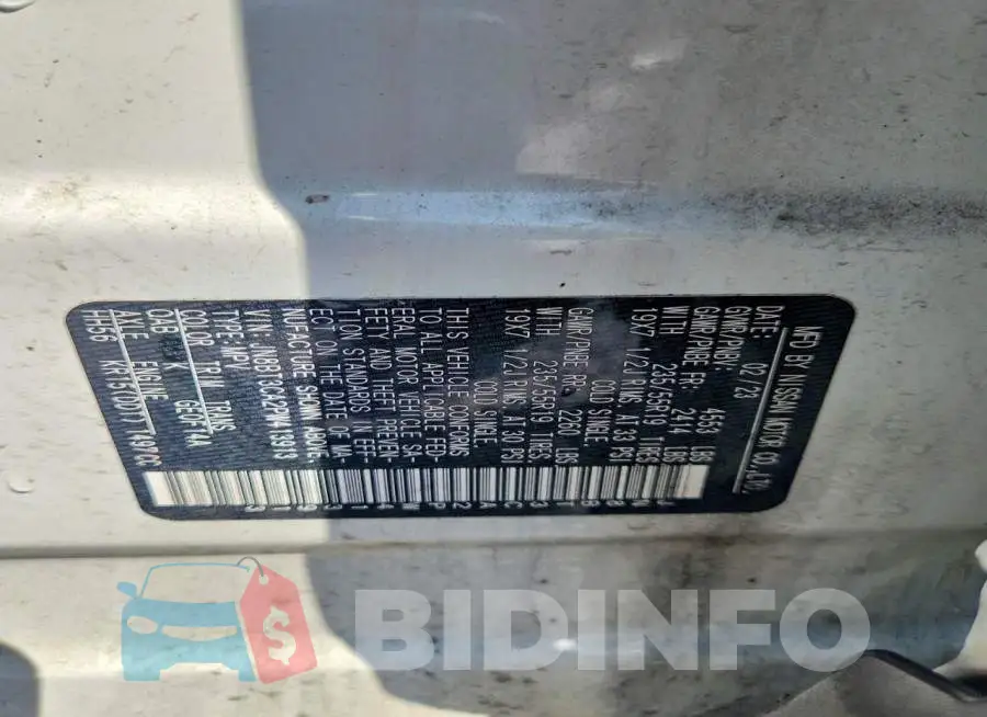 JN8BT3CA2PW413913 Photo# 13