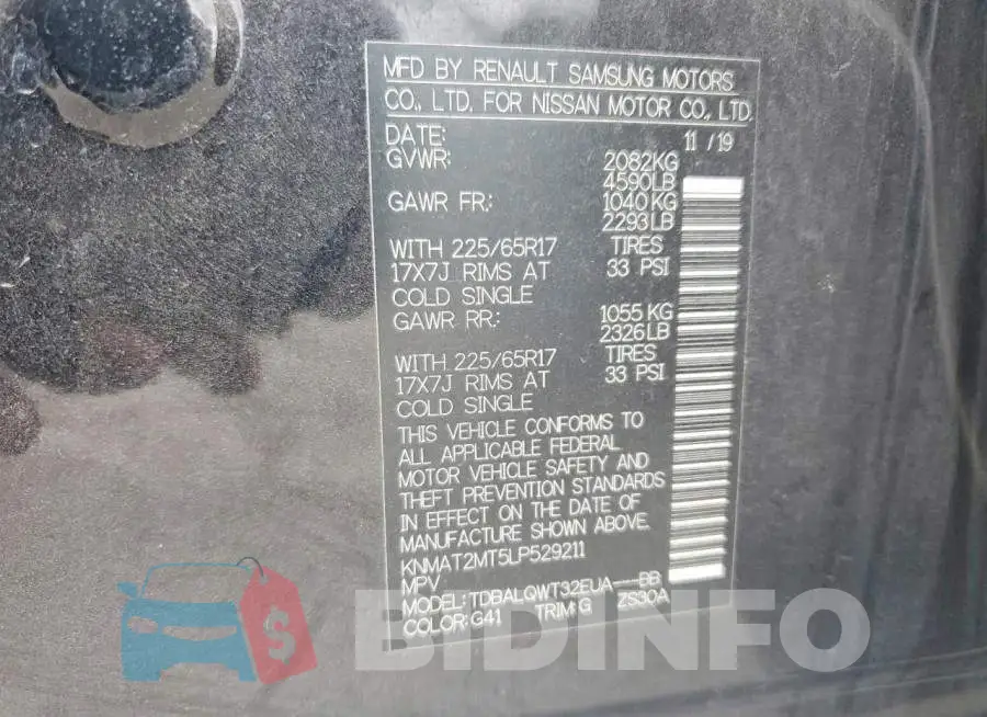 KNMAT2MT5LP529211 Photo# 13