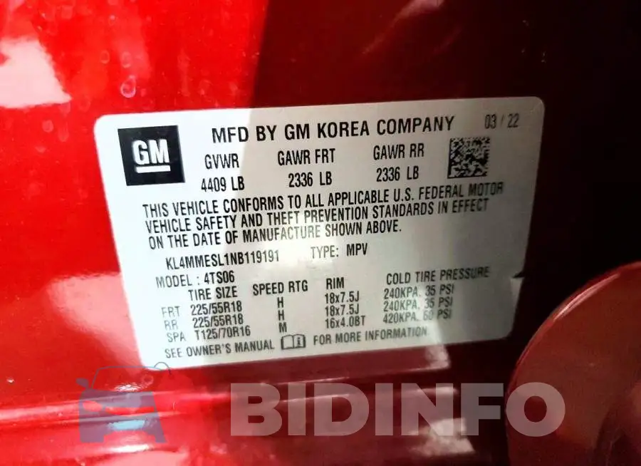 KL4MMESL1NB119191 Photo# 14