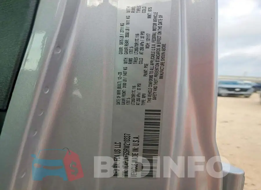 1C4PJXFG5RW210337 Photo# 13
