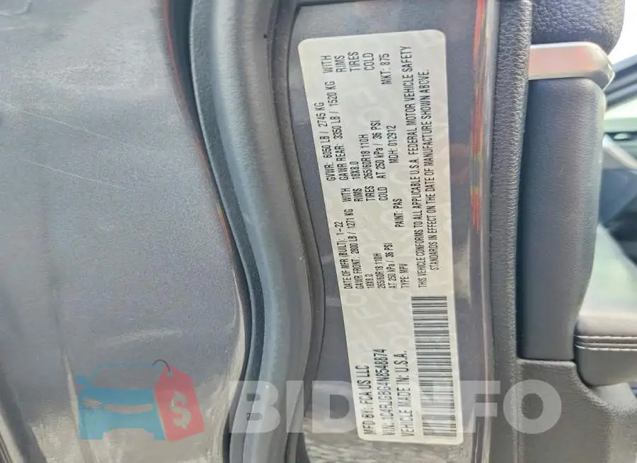 1C4RJGBG4N8548874 Photo# 13