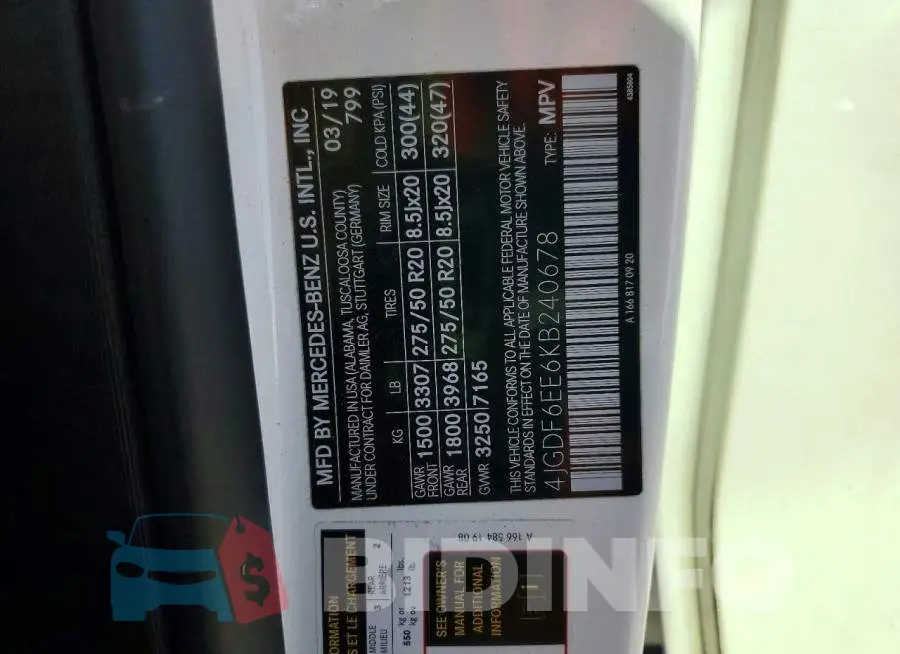 4JGDF6EE6KB240678 Photo# 12