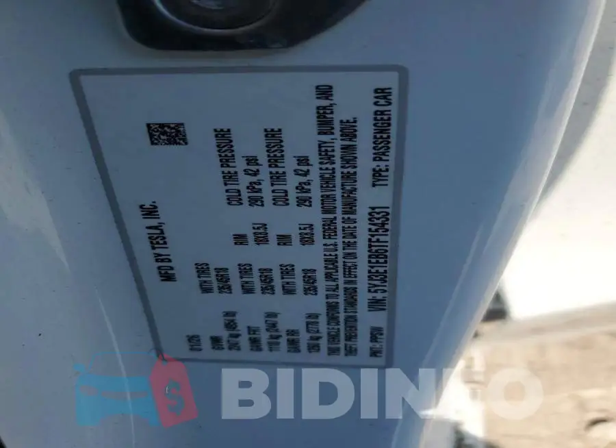 5YJ3E1EB6TF154331 Photo# 12