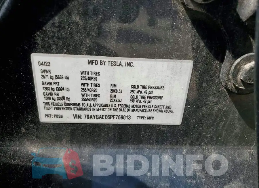 7SAYGAEE6PF769013 Photo# 12