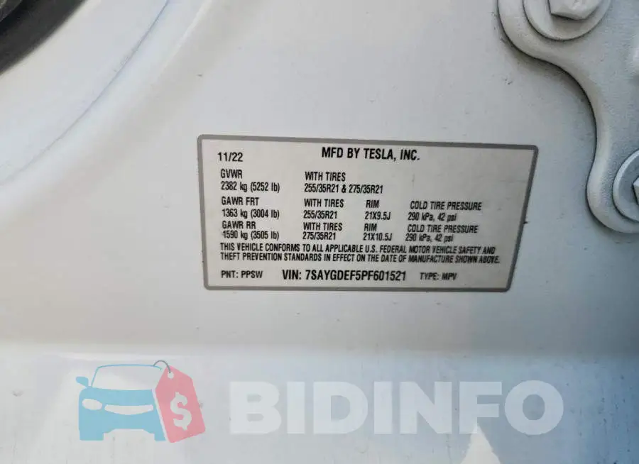 7SAYGDEF5PF601521 Photo# 12