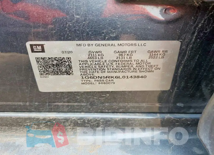 1G6DN5RK6L0143840 Photo# 12