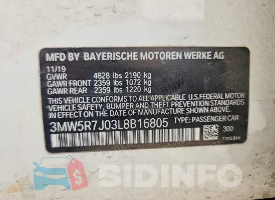 3MW5R7J03L8B16805 Photo# 12