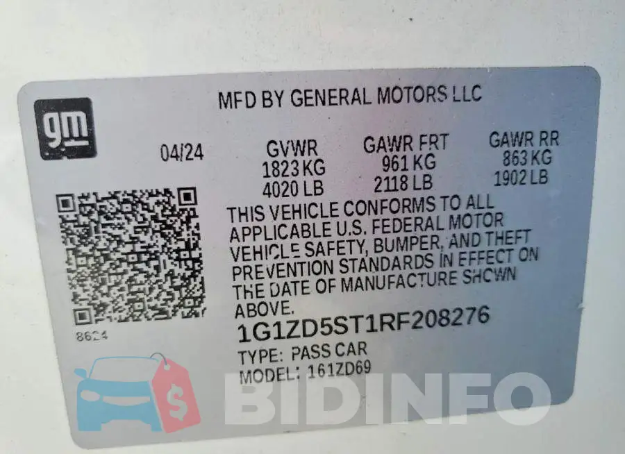1G1ZD5ST1RF208276 Photo# 12