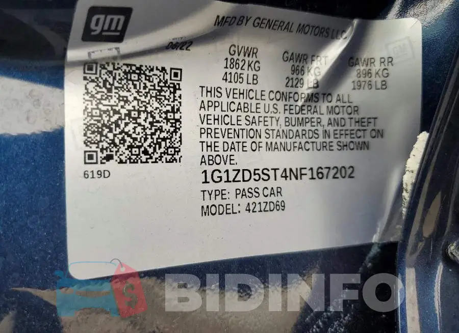 1G1ZD5ST4NF167202 Photo# 10