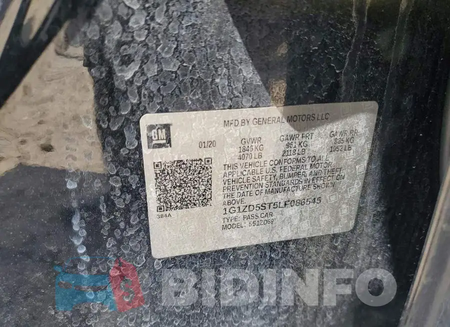 1G1ZD5ST5LF086545 Photo# 12